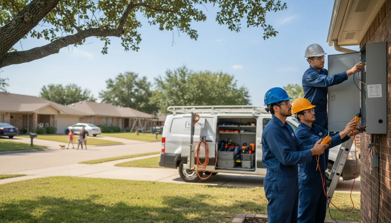 Certified electrician providing emergency electrical services in Troy, OH